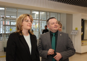 Представители Департамента молодёжной политики, гражданских инициатив и внешних связей Ханты-Мансийского автономного округа – Югры - Мария Валерьевна Орлова и Иван Николаевич Хлебников посетили Советский политехнический колледж. Представители Департамента молодёжной политики, гражданских инициатив и внешних связей Ханты-Мансийского автономного округа – Югры - Мария Валерьевна Орлова и Иван Николаевич Хлебников посетили Советский политехнический колледж.